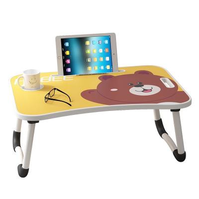 China Cartoon Style Low Price Portable High Density Board Bed Computer Desk Universal Laptop Table for sale