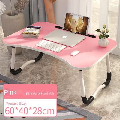 China Cartoon Style Custom High Density Board Portable Kids Laptop Table Foldable Computer for sale