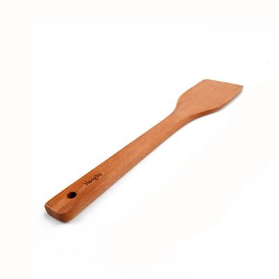 China Space Saving Pocket Spatula Non Stick Sustainable Wooden Cookware Wooden Spatula for sale