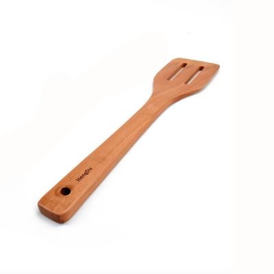 China Sleek And Unique Wooden Spatula Wooden Handle Small Viable Wooden Salad Pot For Spatula for sale