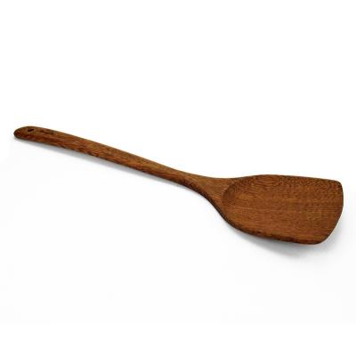 China Attractive Price Sustainable Wooden Spatula Utensil Set Angled Custom Mini Wooden Spatula for sale