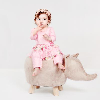 China Hot Selling Cotton/Polyester Spring Cover Baby Dress And Autumn Lace Baby Straps Girls Romper Soft Design for sale