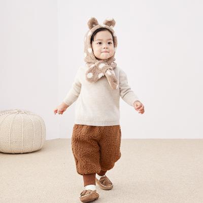 China 100%Cashmere Bayi Autumn Girls And Boys Breathable Baby Knit Sweater Chunky Sweater For Baby Sweater for sale