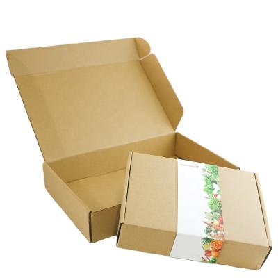 China Eco Friendly Recyclable Food Boxes Ad Corrugated Cardboard Digital Printing Shipping Boxes for sale