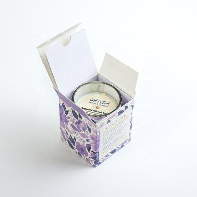 China Recyclable Wholesale Luxury Candle Gift Box Set Ceramic Candle Jars With Lid And Boxes for sale