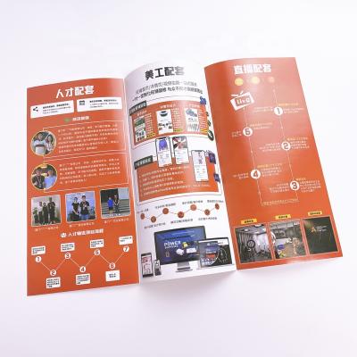 China High Quality Jewelry Packaging A3 A4 A5 Brochure Catalog Printing Service With Custom Flyers for sale