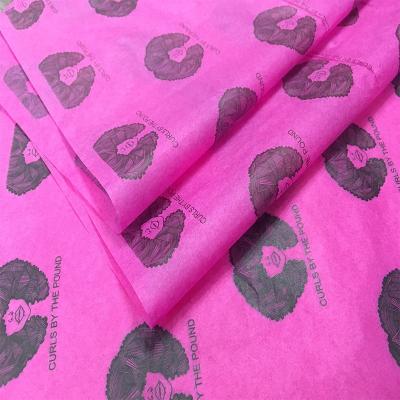 China Customized Transparent Tissue Paper Moisture Proof Bouquet Wrapping Paper With Company Logo for sale