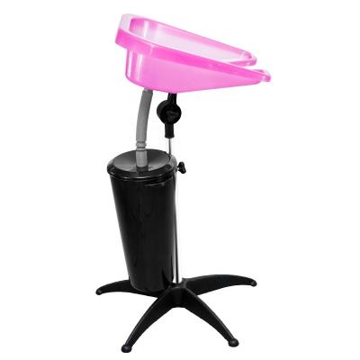 China One or Two Bucket Whole Hair Salon Equipment Water Storage Buckets Sale Shampoo Basin Rose Wash Bowl with Stand for Hair Salon for sale