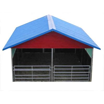 China Farms Good Quality Cow Farm Equipment Animal calf cage house with plywood infilled for sale