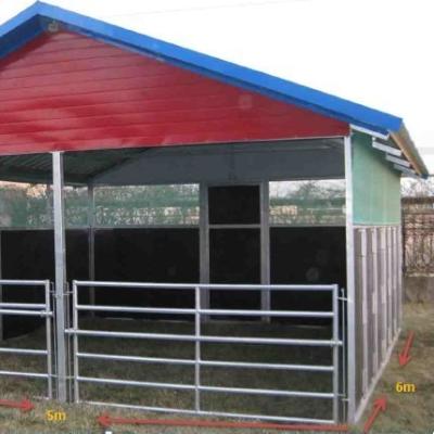 China Calf durable hot dipped galvanized calf house , calf hutch /portable houses for cows for sale