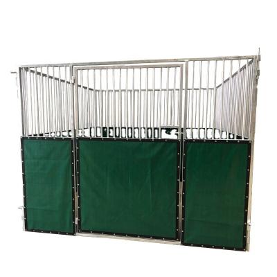 China Easily Assembled Factory supplied galvanized portable horse stables/horse stall with PVC infilling for sale