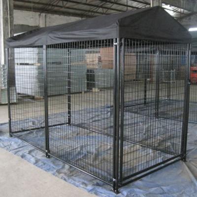 China Sustainable Factory supplied steel dog kennel backyard outdoor large dog kennel for sale