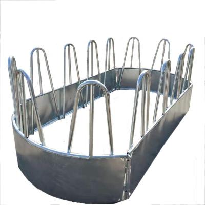 China Livestock Farming Equipment Anti-rust Galvanized Steel Farm Equipment Calf hay Feeder for sale