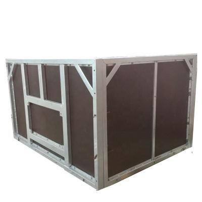 China Truck Trailer Galvanized Steel Large wooden Transport Box for animal transportation for sale