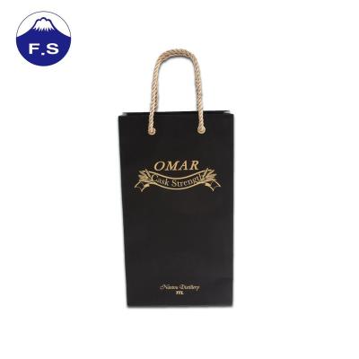 China Wine On Time Delivery Kraft Brown Kraft Tissue Gift Paper Bag for sale