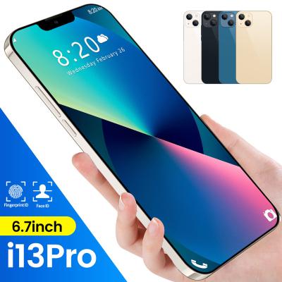 China Hot Selling Fingerprint PHONE13 PRO MAX 16GB+512GB 6.9 Inch Full Display Android 10.0 Mobile Phone I13 PRO MAX Cell Phone Smartphone for sale