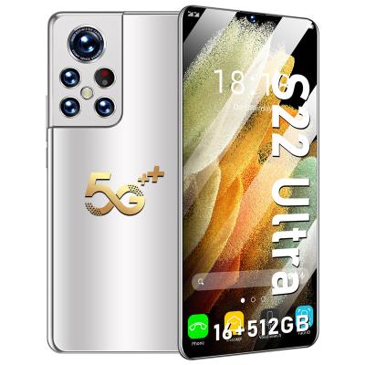 China S22 Cell Phone Ultra 6.7inch Android Dual SIM Card Feature Portable Smartphone telefono factory price phone for sale