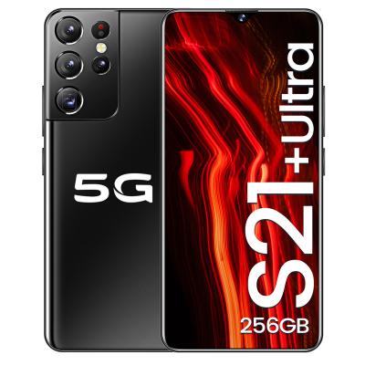 China Dual SIM Card Hot Selling S21+ ULTRA 12GB+512GB 6.7 Inch Full Display Android 10.0 Mobile Cells Smart Phone for sale