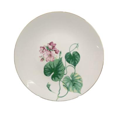 China Best Price Sustainable Hot Sale Modern Home Printed Wedding Party Plate for sale