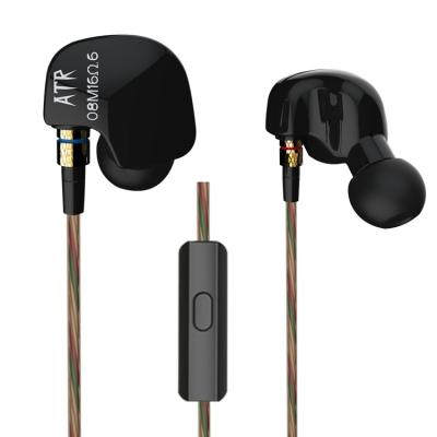 China KZ Atr Atr High Fidelity Stereo Music Headset Super Dynamic In-Ear Bass Noise Isolating Sport In Ear Headphones 3.5mm Monitor Earphone for sale