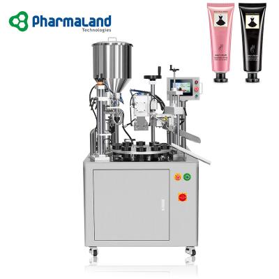 China PHX-006 Food Plastic Cosmetic Cream Containers Packing Machine Tube Cream Filling And Sealing Machine for sale