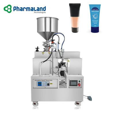 China PHX-002 Facoty Food Price Aluminum Tube Filling and Sealing Machine Semi-automatic Tube Filling and Sealing Machine for sale