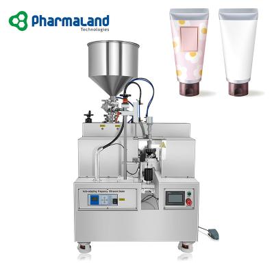 China PHX-002 Pharmaland Food Packaging Manual Plastic Cosmetic Cream Tube Filling And Sealing Machine Cosmetic Cream Tube Filling Machine for sale