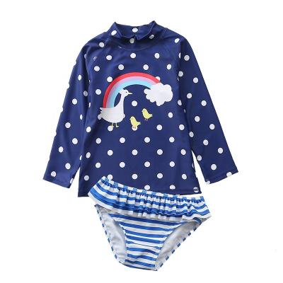 China Breathable High Quality Custom Cute Printing Swimsuit Kids Swimwear Kids Girls for sale