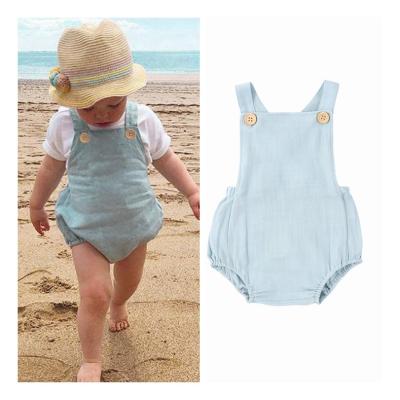 China New cute sleeveless infant united one-piece summer baby oversized romper baby clothes for sale