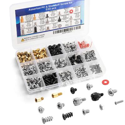 China Pan Mini Tiny Replacement Computer Screw Assortment Set Laptop Hardware Tether Drive Computer Case for sale