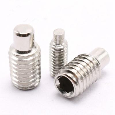 China Pan High Quality DIN915 Stainless Steel Screw Dog Point Socket Set Screw for sale