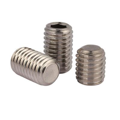 China Pan OEM ODM Hex Socket Set Screw Stainless Steel DIN916 Screws With Cup Point for sale