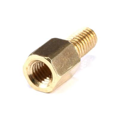 China Custom M3 M4 M5 M6 Pillar Screw Hex Head Standoff Copper Female Threaded Brass Spacer for sale