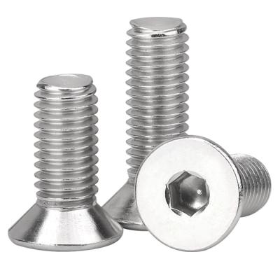 China DIN7991Tornillos Pan Drywall Screw Stainless Steel Hex Drive Screw Flat Head Machine Screws for sale