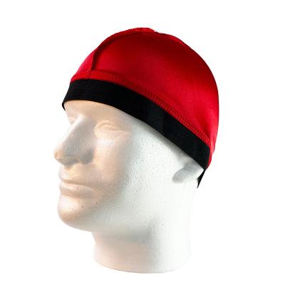 China Parsnip Best Selling Silky stretch cap red sleep cap Styling headgear loose tight base hat for sale