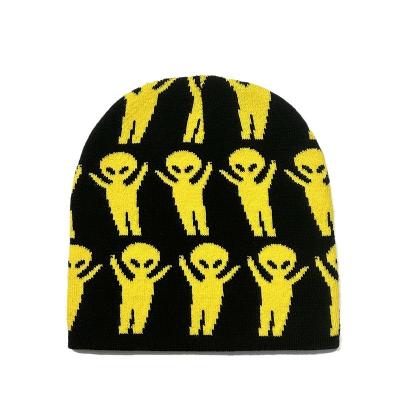 China COMMON New fall/Winter Halloween funny creative cartoon woolen hatHip-hop punk men's and women's outdoor sports skiing cold hat for sale