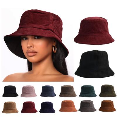 China Sunshade Factory direct sales Bucket hat For Women plush Fishman hats A sun hat for sale