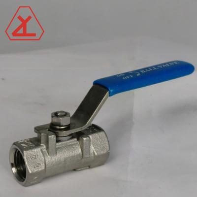 China 1pc General 1000 PSI Stainless Steel Threaded End Float Ball Valve for sale