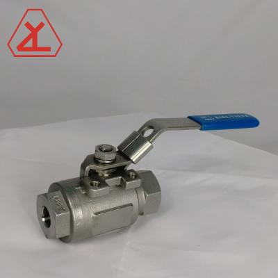 China 2 Pieces General Stainless Steel 3000 PSI NACE Ball Valves for sale