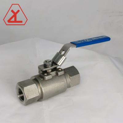 China General ISO 5211 Stainless Steel NPT Threaded Oil And Gas Manual Industrial Ball Valves Prices for sale