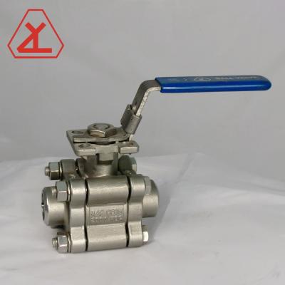 China General 3pc 2000psi Stainless Steel Butt Weld Ball Valve for sale