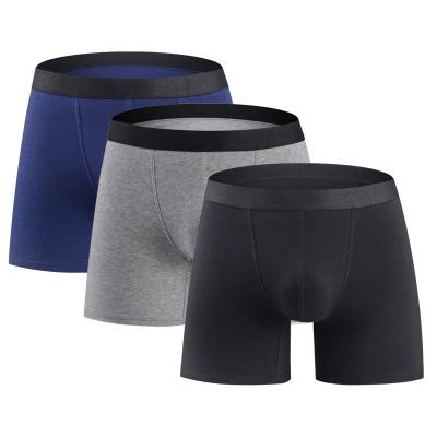 China Custom OEM ODM LOGO mens Classic solid Cotton stretch Briefs boxers shorts Open Fly Pouch Men's underwear for sale