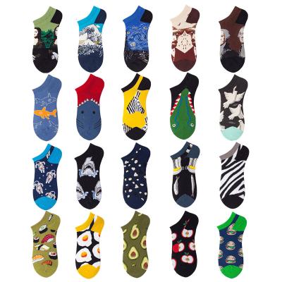 China Colorful Men Heel Run Resistant Summer Cotton Anti NO Slip Low Cut Invisible No Show Socks Mens Women Socks Mens for sale