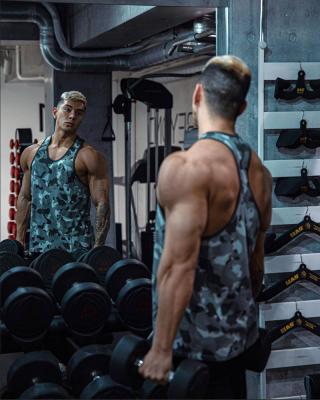 Китай S-3XL Active Tank Sleeveless Sports Vest Bodybuilding Stringers Mens O-Neck Gym Shirt продается