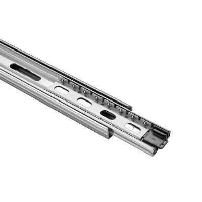 China 45MM Telescopic Slide Full Extension Ball Bearing Modern Drawer Channel Slide for sale