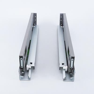 China High Quality Two Way Soft Roller Metal Undermount Support OEM Supply Soft Close Drawer Slides for sale