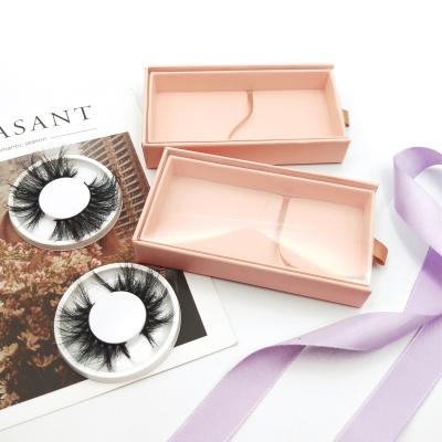 China Wholesale custom new design eyelash slider logo box packaging eyelash case thick custom drawer case for sale