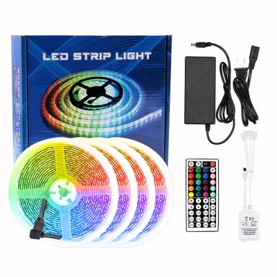 China LANDSCAPE 5M 10m 15M 20M Smart Wifi 5050 RGB Home Brighter Lamp Alexa Phone App Controlled Music Led Strip Lights For Home for sale