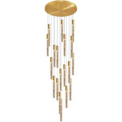 China Contemporary Modern Crystal Pendant Lights Fixtures Dimmable LED Chandelier Light Flush Mounted Ceiling Lamp Raindrop Living Room for sale