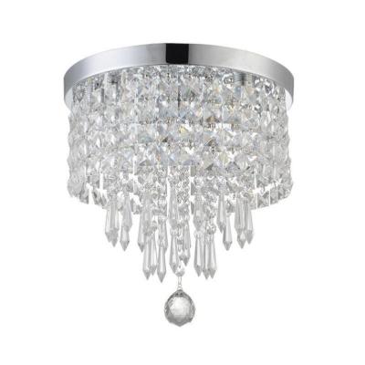 China Atmospheric crystal bedroom lamp simple cloakroom decoration porch lamp ceiling hallway aisle study surface mounted bedroom lamp for sale